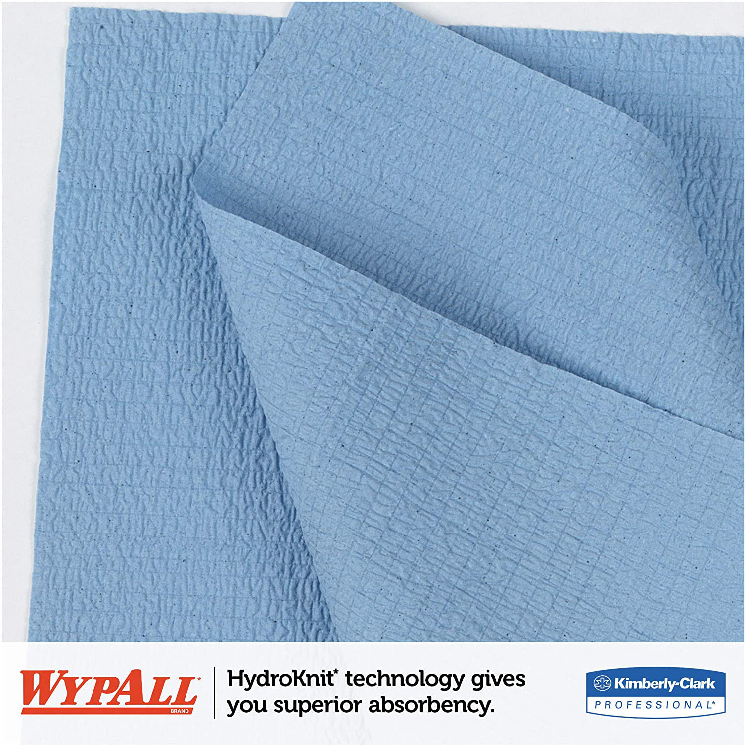 Reusable Cloths Lightweight Wipers Blue Jumbo 1100 Sheets / 1 Roll / Case