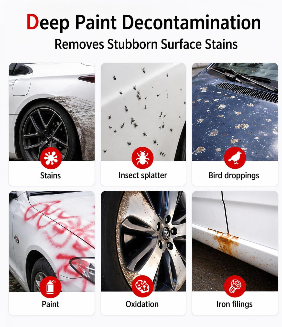 3-In-1 Clay Towel Kit for Car Detailing, 12″ X 12″ Clay Towels & Clay Mitt, Upgr