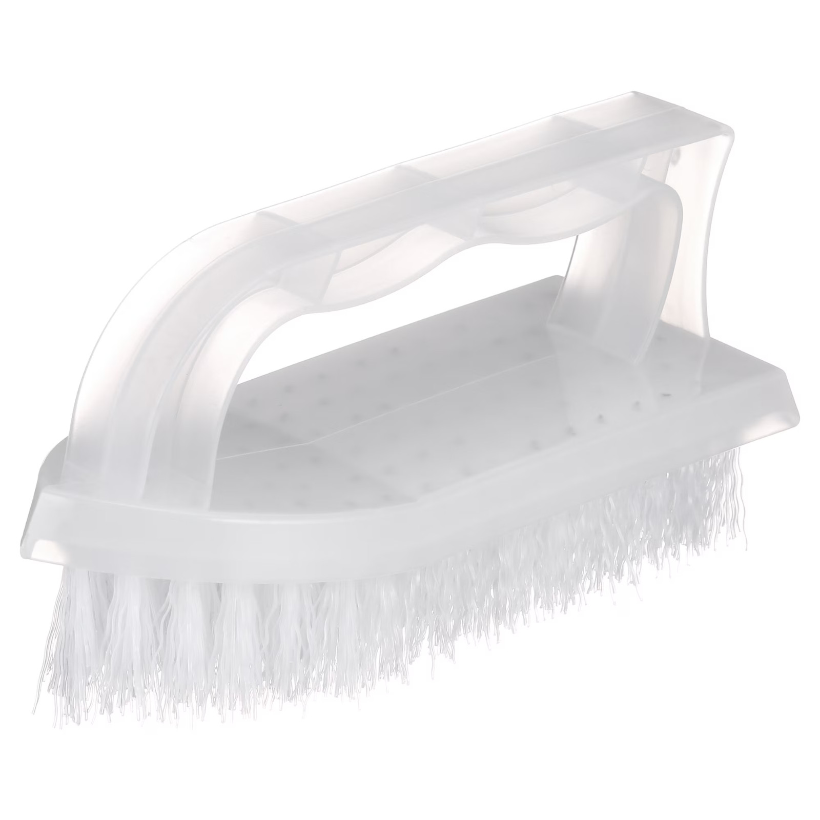 Great Value Iron Handle Multi-Purpose Cleaning Scrub Brush, White, 1 Count