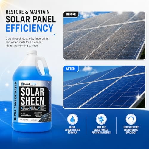 1 Gallon Solar Panel Cleaner – Super 128 Fl Oz – 1 Gallon – 1 Pack