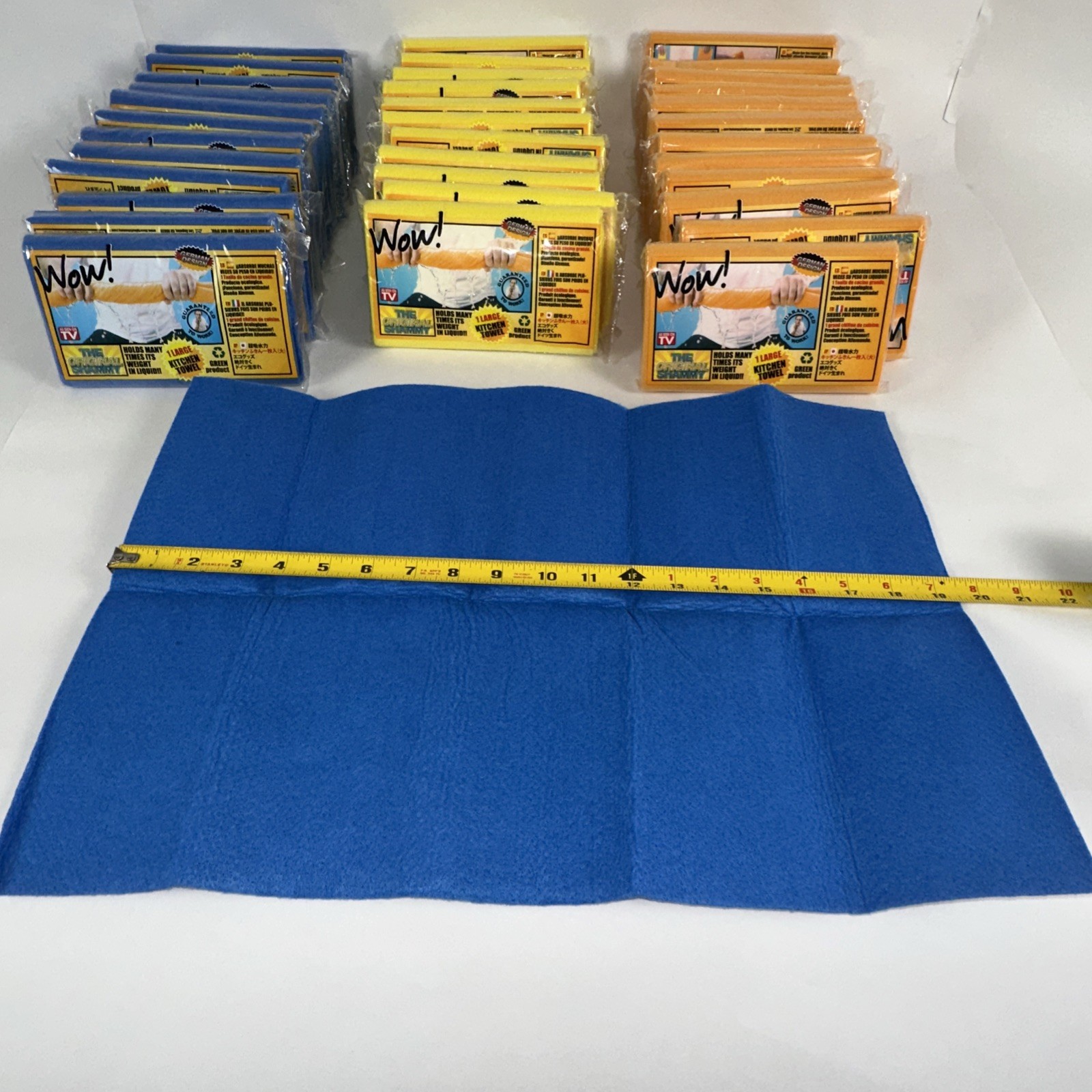 Bundle of 36 Pc The Original Shammy Multi Purpose 9.85”x13.75” Reusable Washable