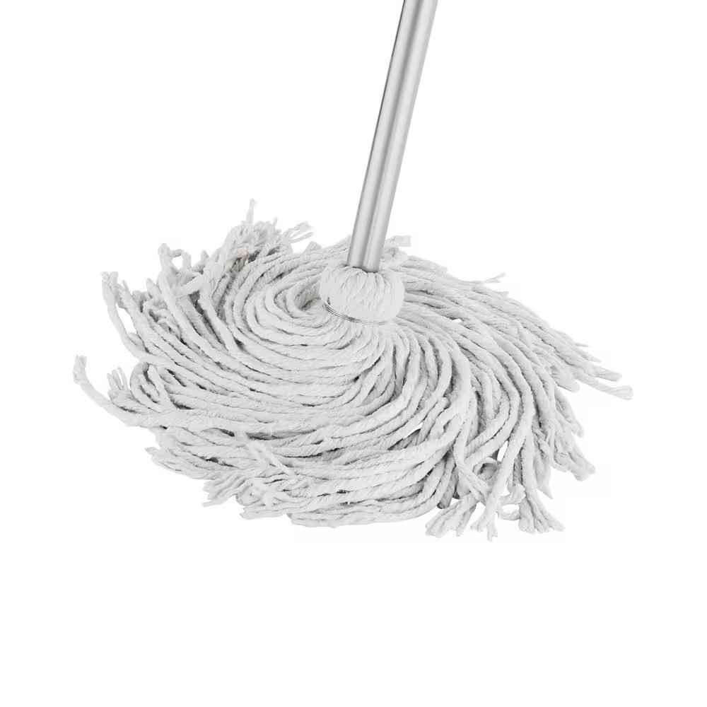 OdoBan 3.75 in.Cotton Wet Mop, 12 qt. Bucket with Wringer and 1 Gal. Eucalyptus