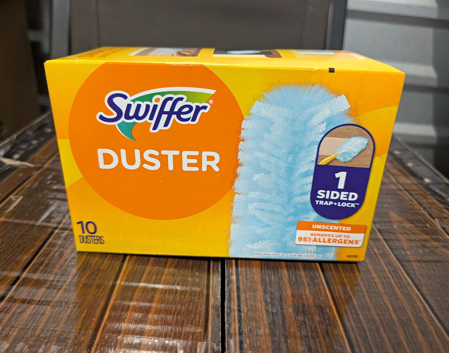 Swiffer Duster Refill Unscented 10-Pack Trap + Lock 1-Sided Blue
