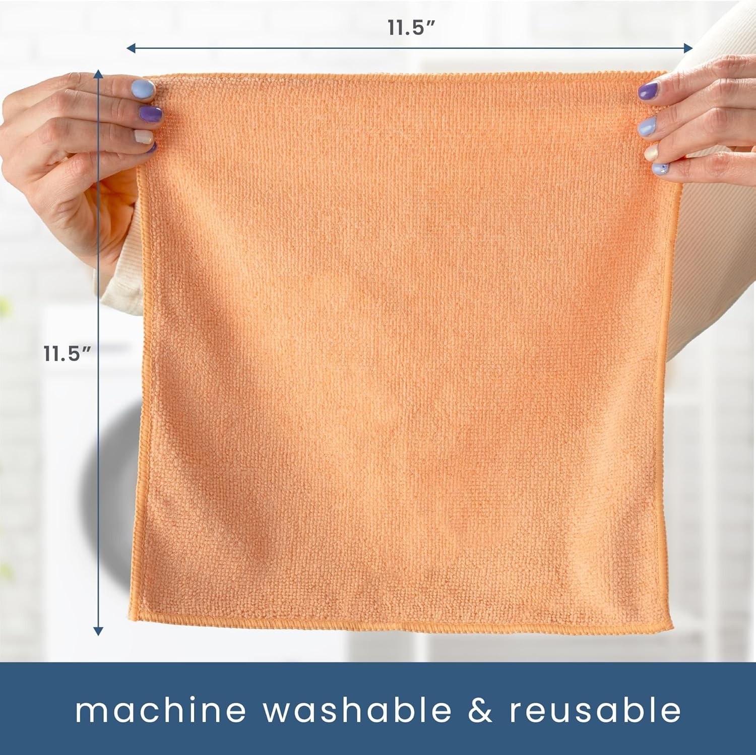 Microfiber Cleaning Cloth Set of 50 Towel Rag Car Polishing Detailing No-Scratch