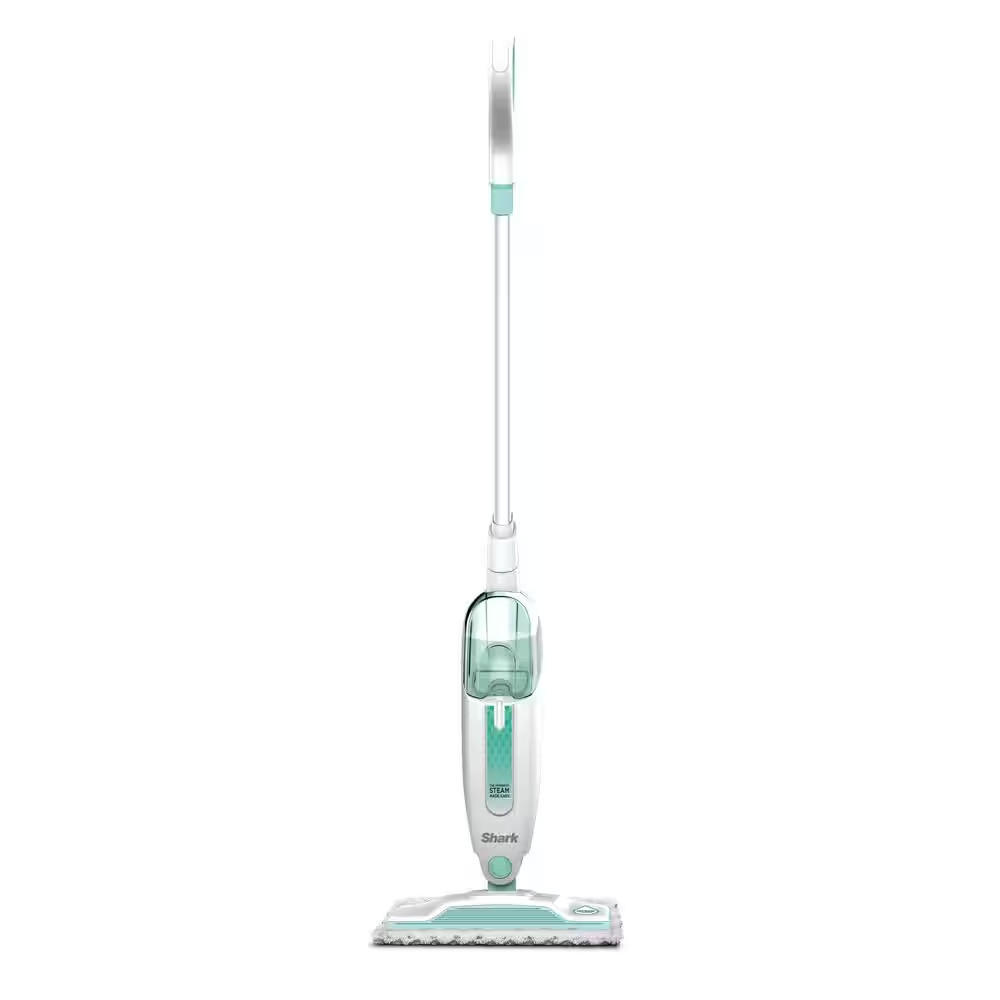 Corded Steam Mop for Hard Floor Surfaces, Tile, Stone, Laminate in Blue with XL