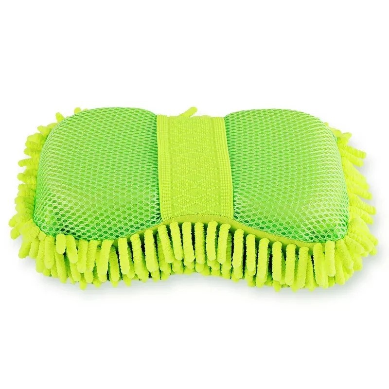 Microfiber Car Wash Sponge Glove Towel Cleaning Detailing Brush Care Tool NEW