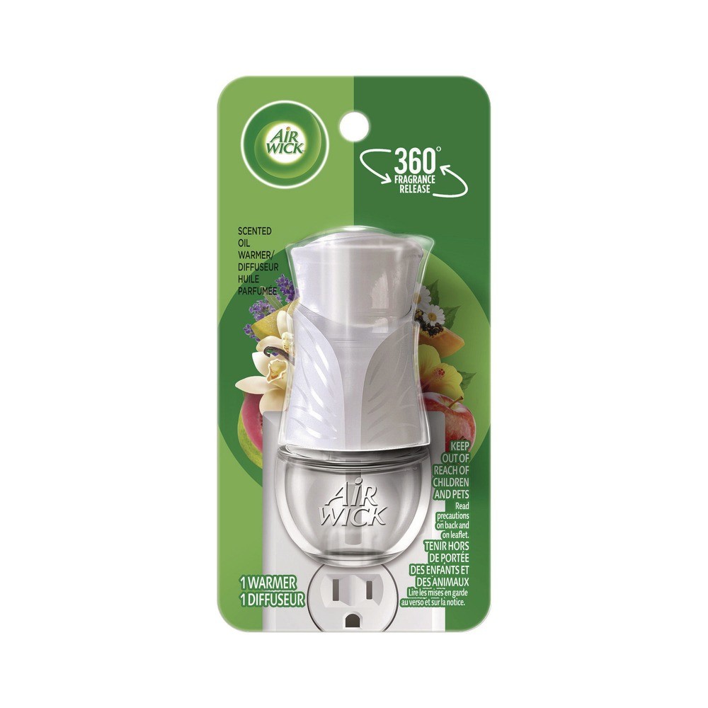 Air Wick 78046 1.75″ x 2.69″ x 3.63″ Scented Oil Warmer – White/Gray (6/Ct) New