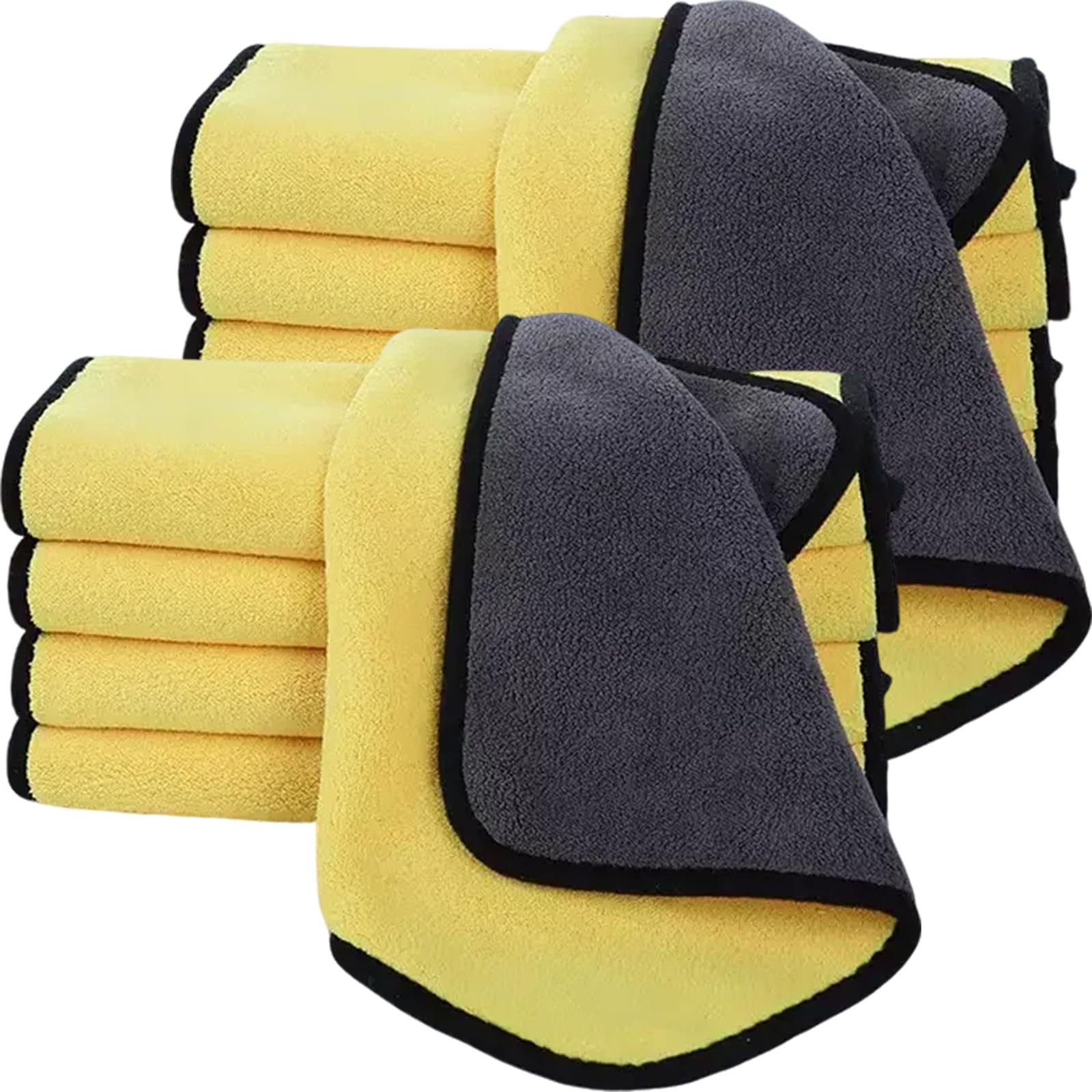 10 Pack Premium Microfiber Towels Coral velvet Washing and Detailing Towels