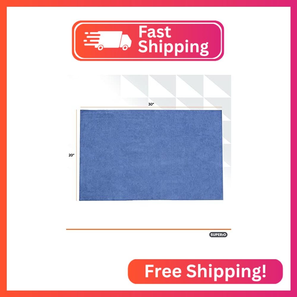 Superio Microfiber Squeegee Mopping Towel Extra Large Miracle Cloth 20 x 30 Stre
