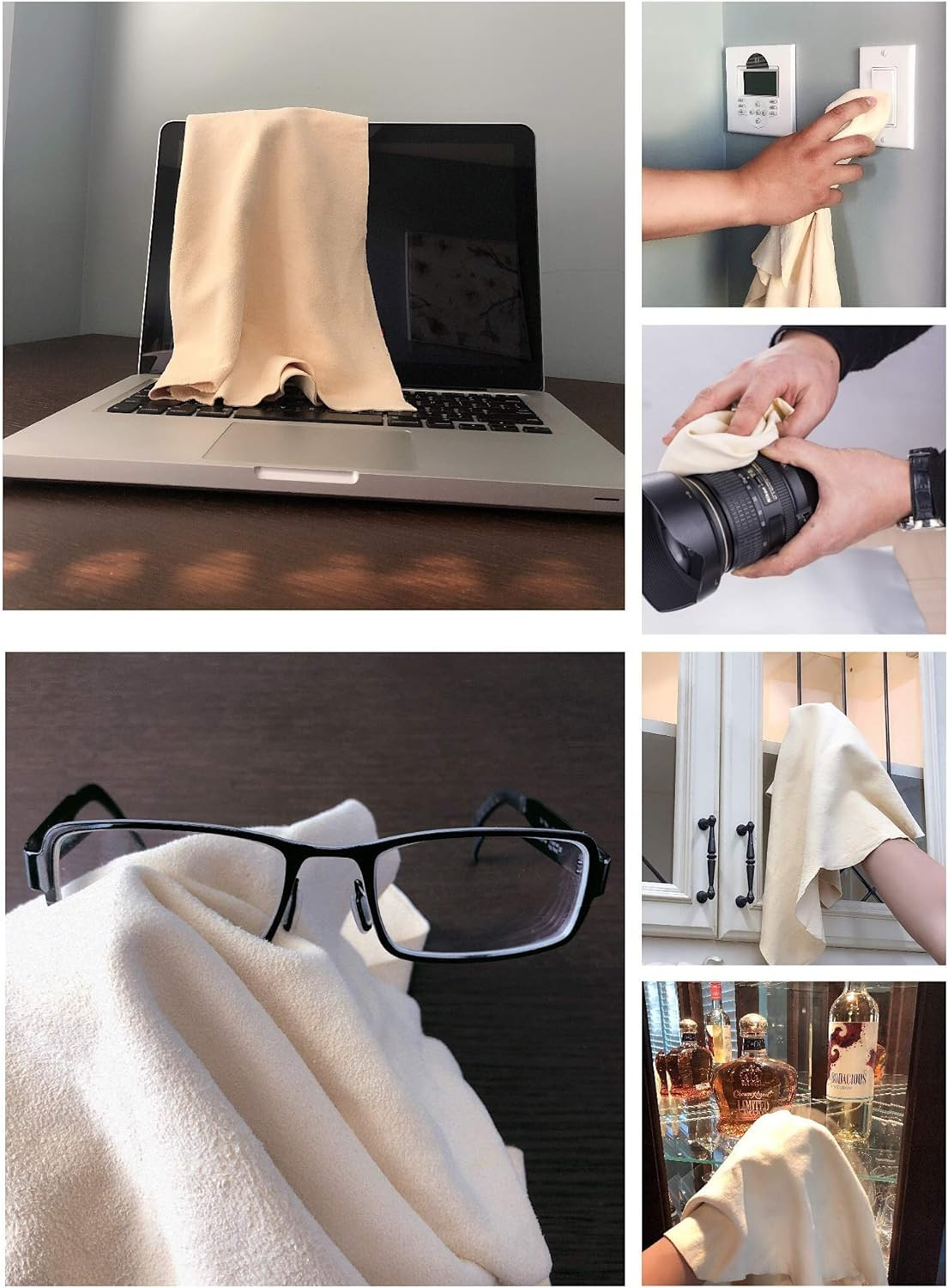 SHEEPSKIN ELITE Chamois Drying Cloth Car Drying Towel Real Leather Super Absorbe