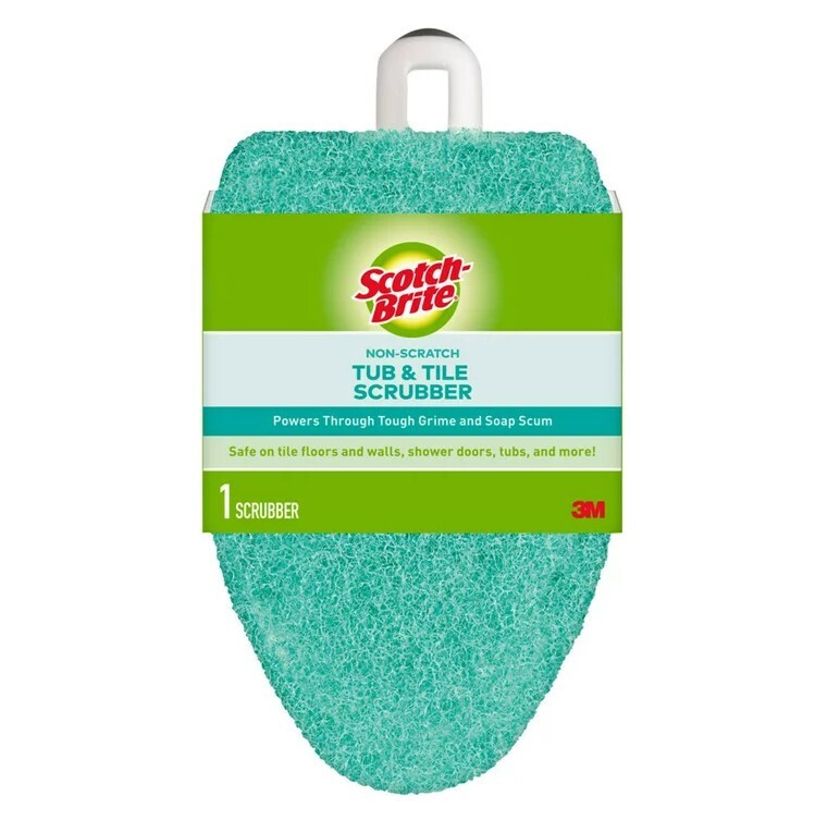 Scotch-Brites Non-Scratch Tub and Tile Scrubber Kit (1 Scrubber 3 Refills)