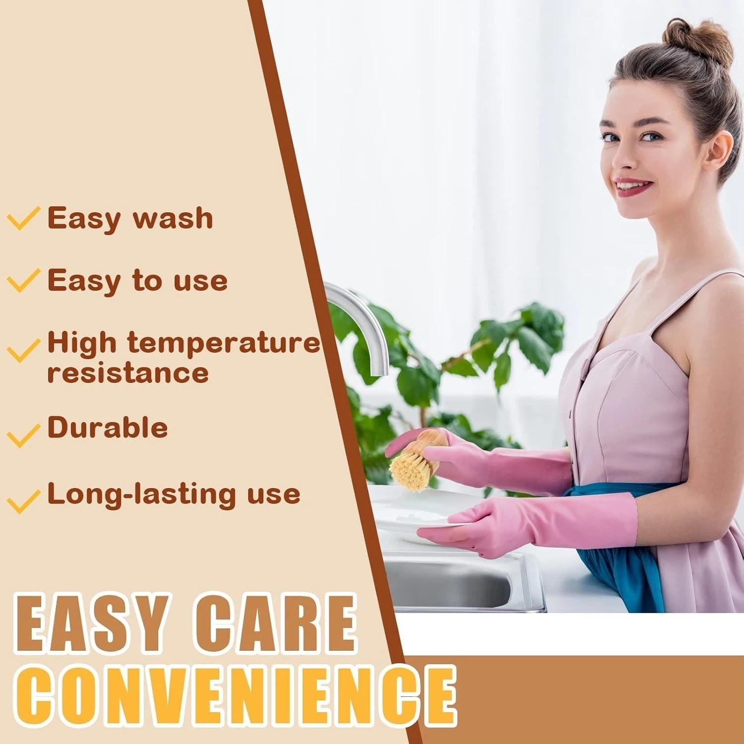 Bamboo Dish Brushes Set – 40pc Natural Sisal, Kitchen Cleaning Tools