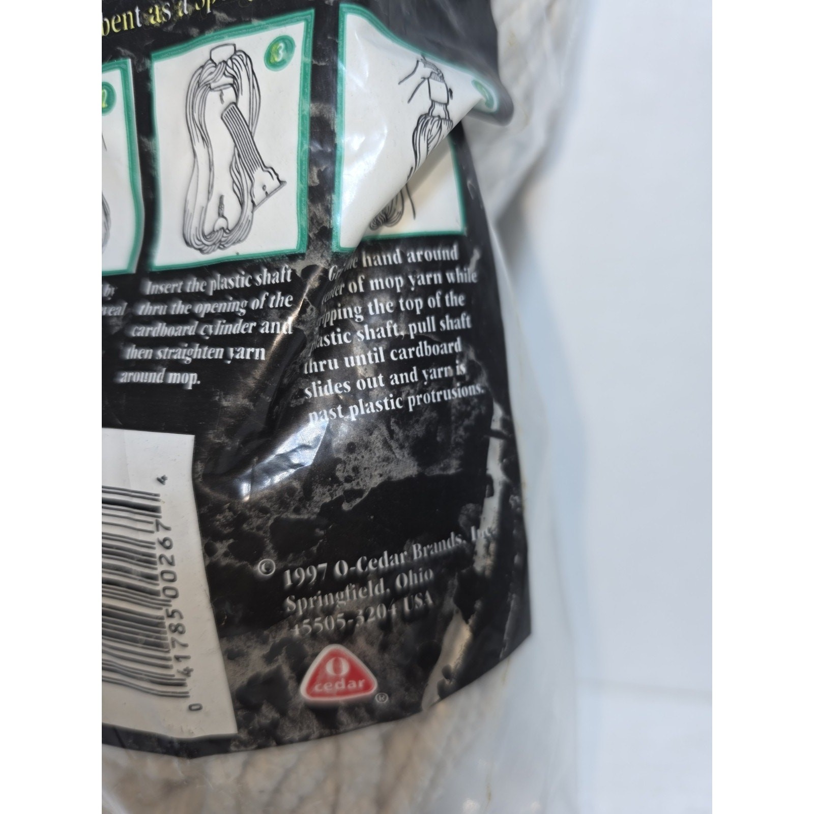 O Cedar Twist N Mop plus Refill Replacement Cotton Twist Mop New Sealed White
