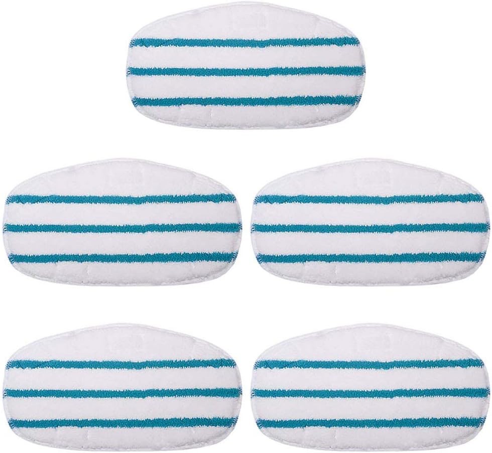 Durable & Washable Steam Mop Pads – Compatible with PurSteam 10-in-1 (5 Pack)