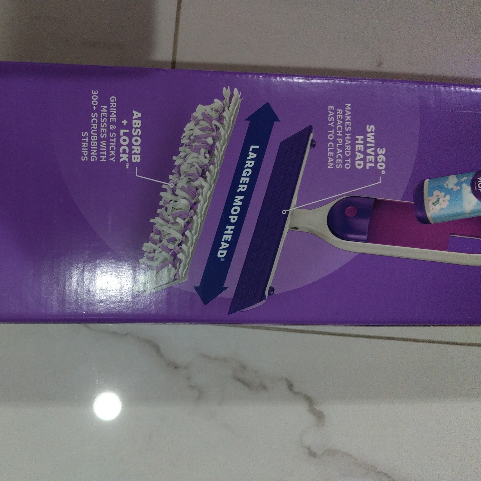 Swiffer PowerMop Multi-Surface Mop Kit for Floor Cleaning, Fresh Scent