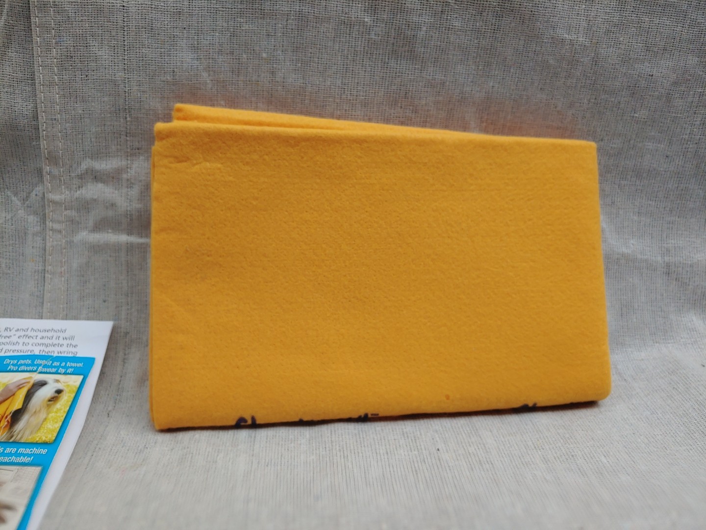 ShamWow Towel Size 20″ X 23.5” Germany Chamois Sponge New Open Box