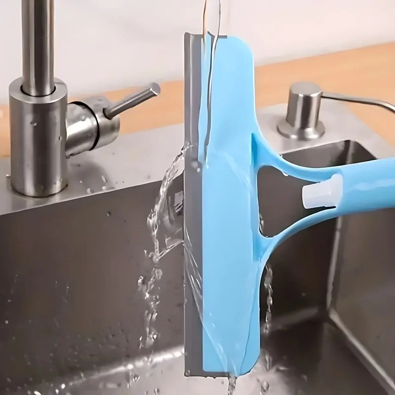 Glass Window Wiper Cleaner Squeegee Shower Screen Mirror Home Car Blade Brush