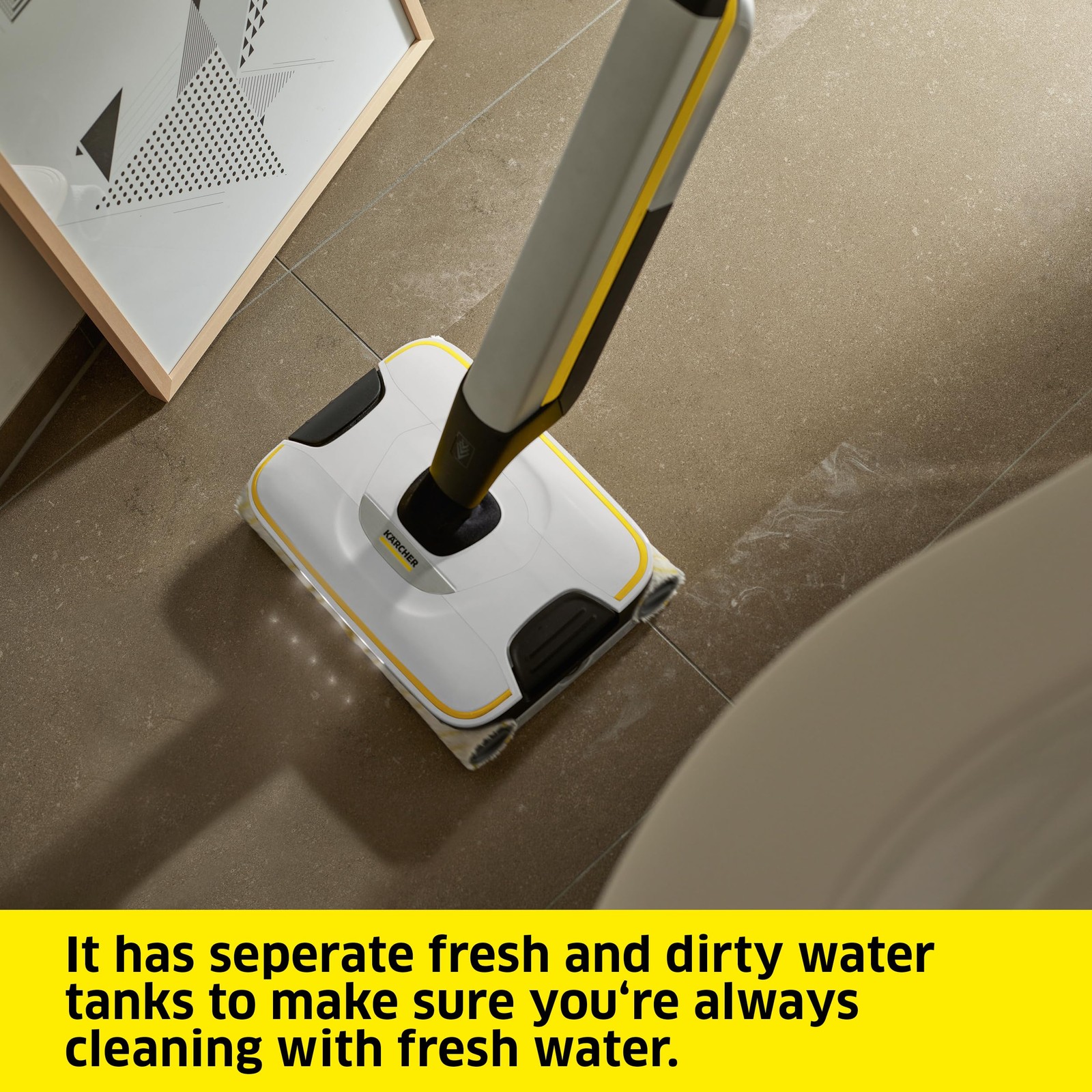 Kärcher FC 7 Electric Floor Cleaner, Wood, Tile, LVT, Vinyl & Stone Flooring