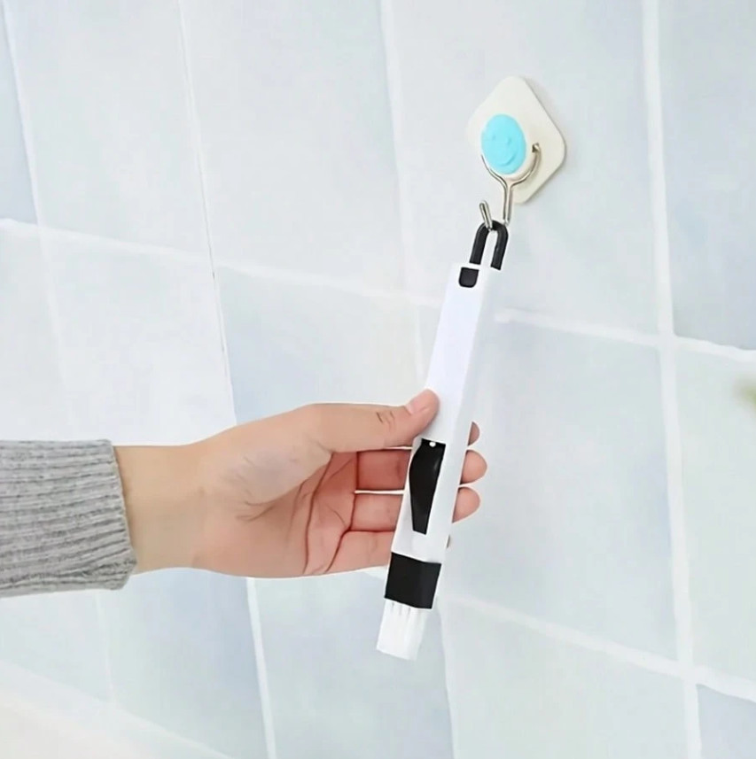 3 in 1 Multi-Purpose Window Slot Cleaning Brush for Keyboard & Glass Dustpan-NEW