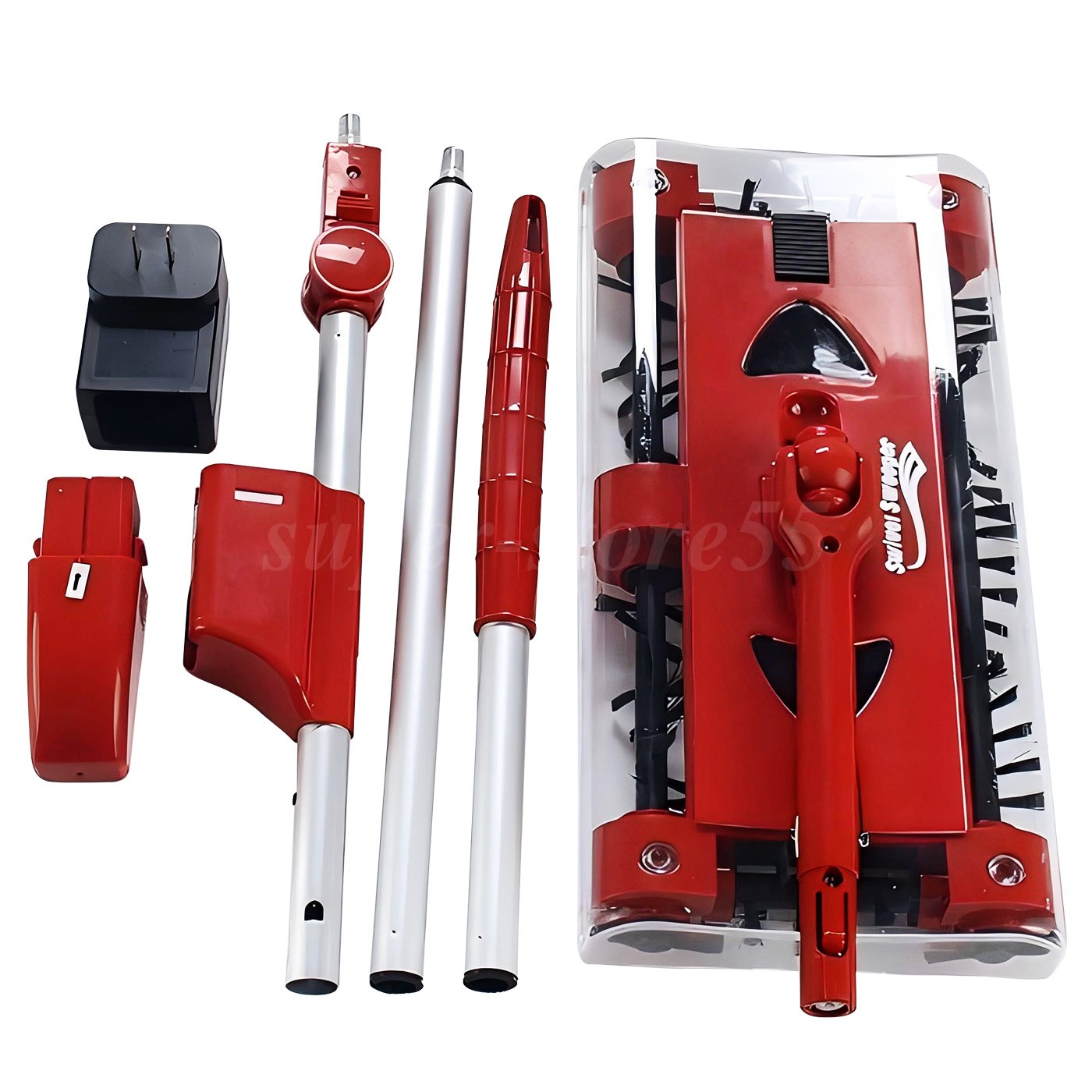 Cordless floor sweeper 45″ rechargeable floor and carpet sweeper Vacuum Cleaner