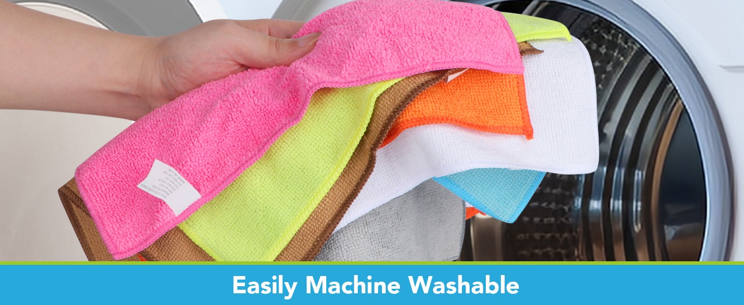Microfiber Cleaning Cloth-8PK, Microfiber Towels for Cars 12″x16″ | Soft