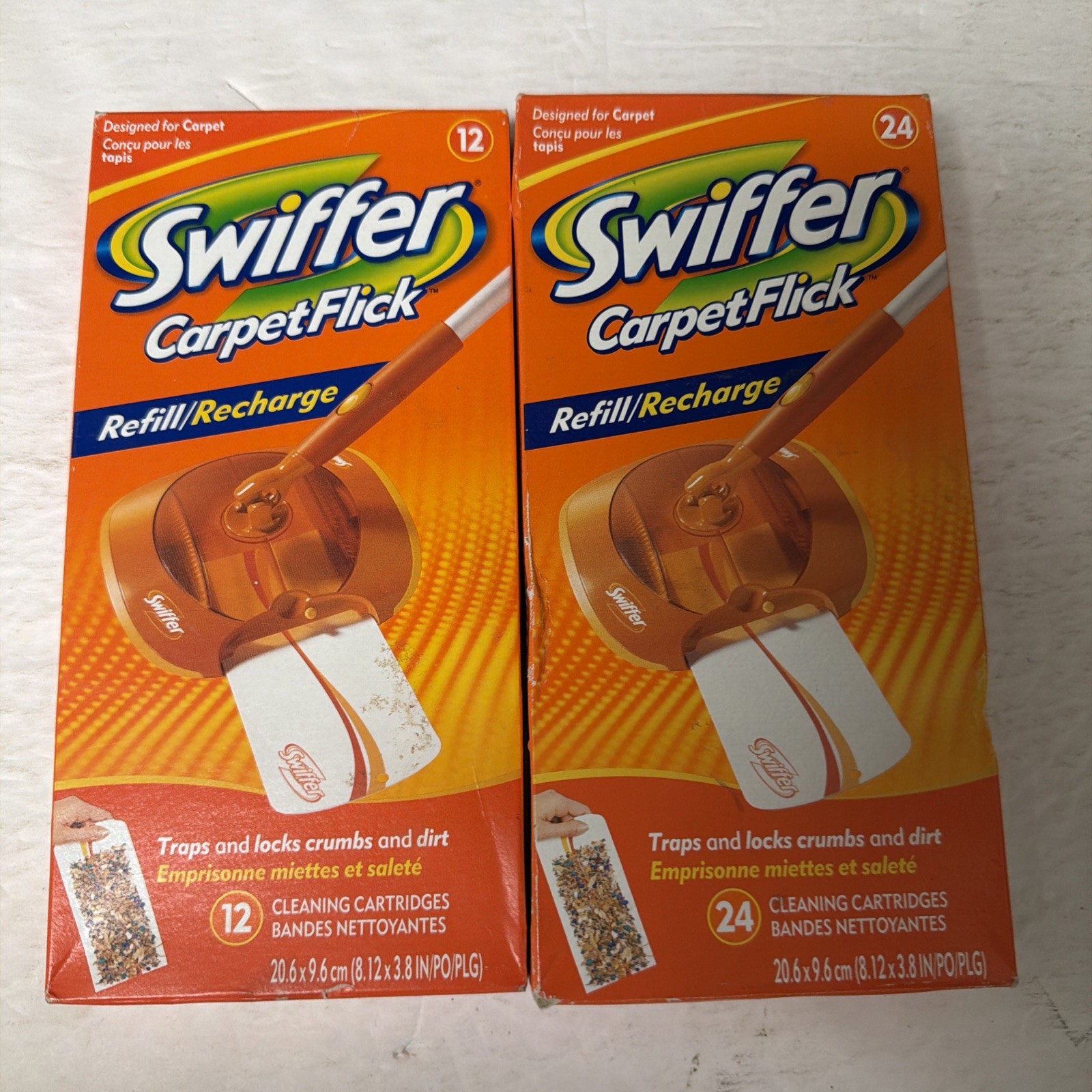 Swiffer CarpetFlick 36 Count Refii/Recharge Cleaning Cartridges NOS