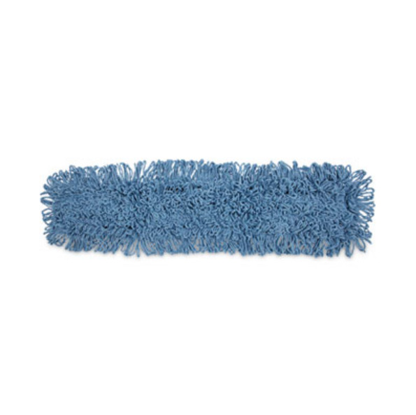 Boardwalk BWK1136Dust Mop Head, Cotton/Synthetic Blend, 36 x 5, Looped-End, Blue
