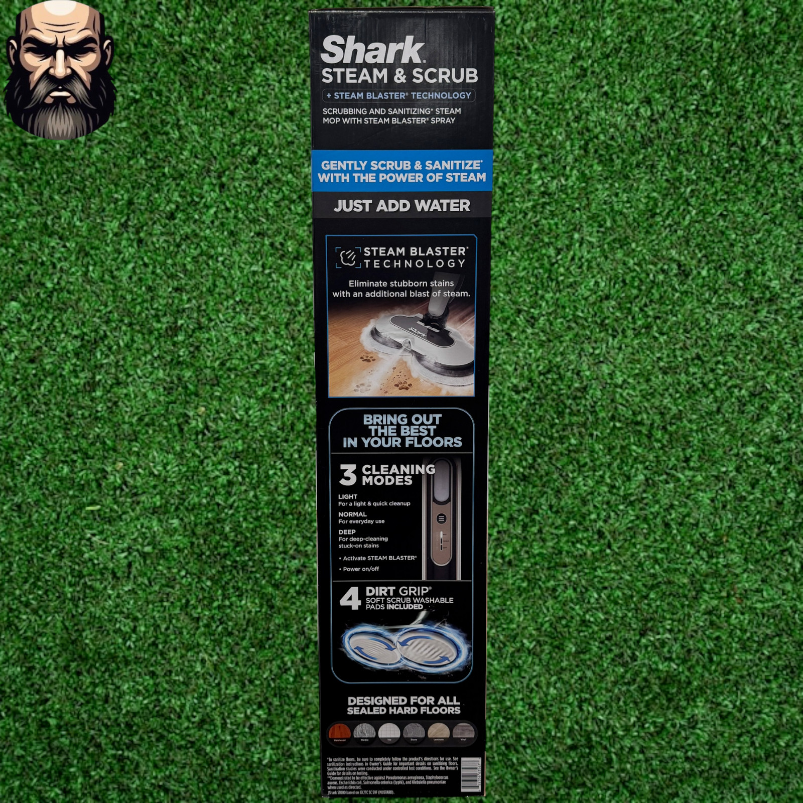 Shark Steam & Scrub All-in-One Steam Mop Steam Blaster S8201 New