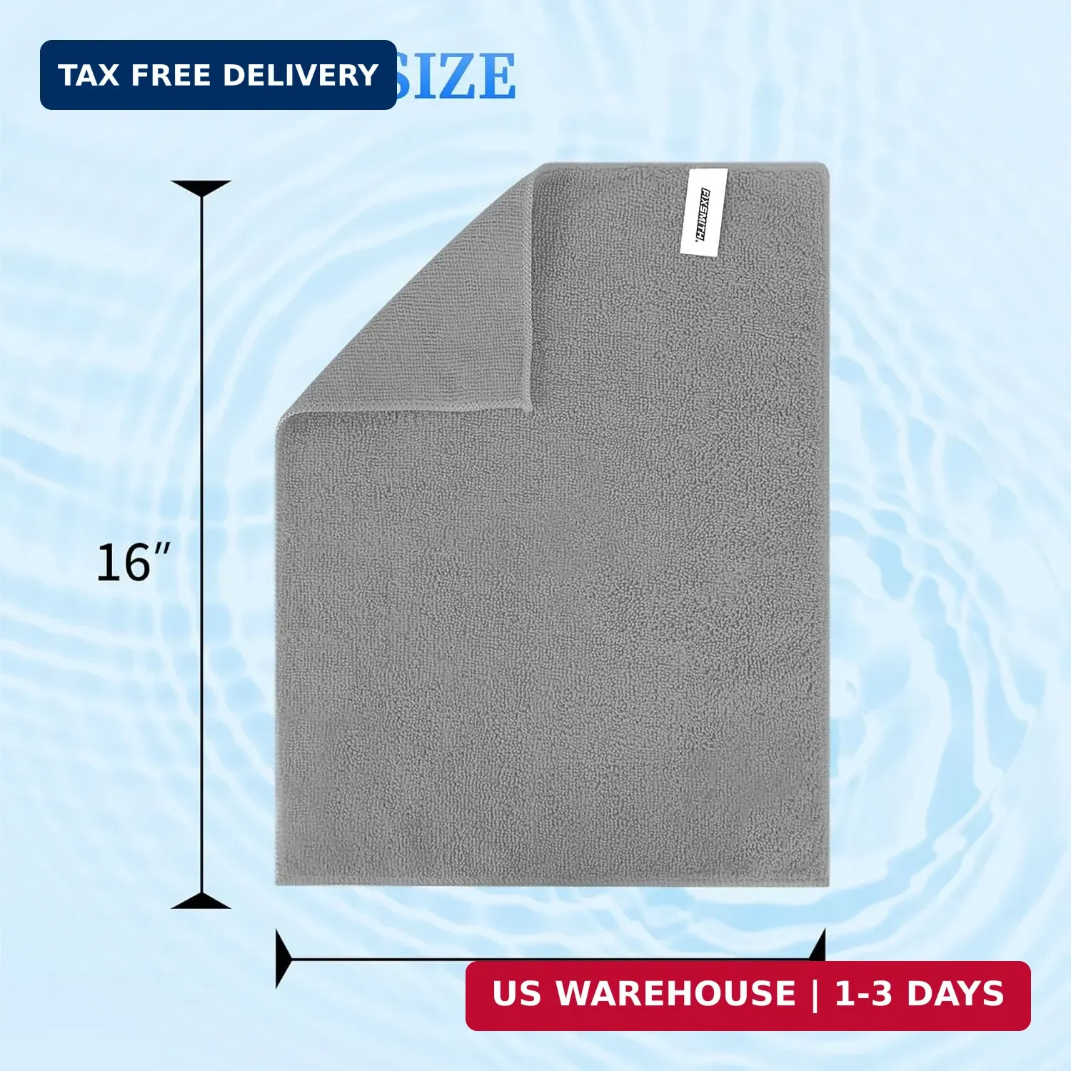 FIXSMITH Microfiber Cleaning Cloth – Pack of 50, Microfiber Towels for Cars 16 x