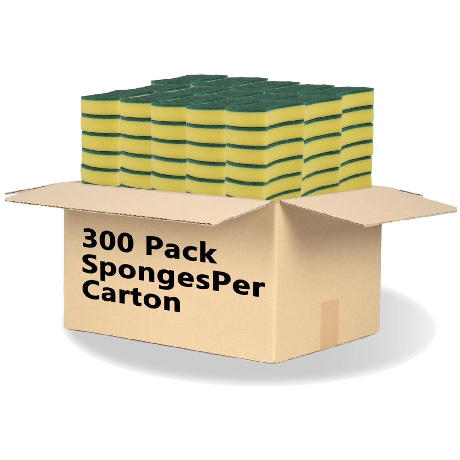 Eco-Friendly Kitchen Cleaning Sponges – 300 Pack