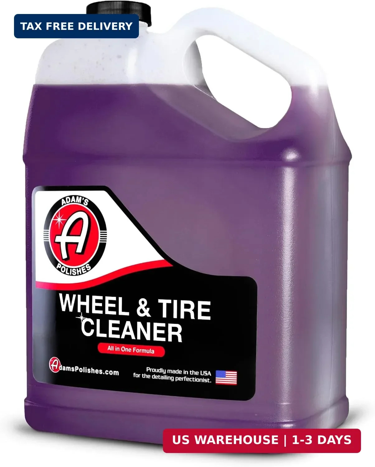 Adam’s Polishes Wheel & Tire Cleaner Gallon – Professional All in One Tire & Whe