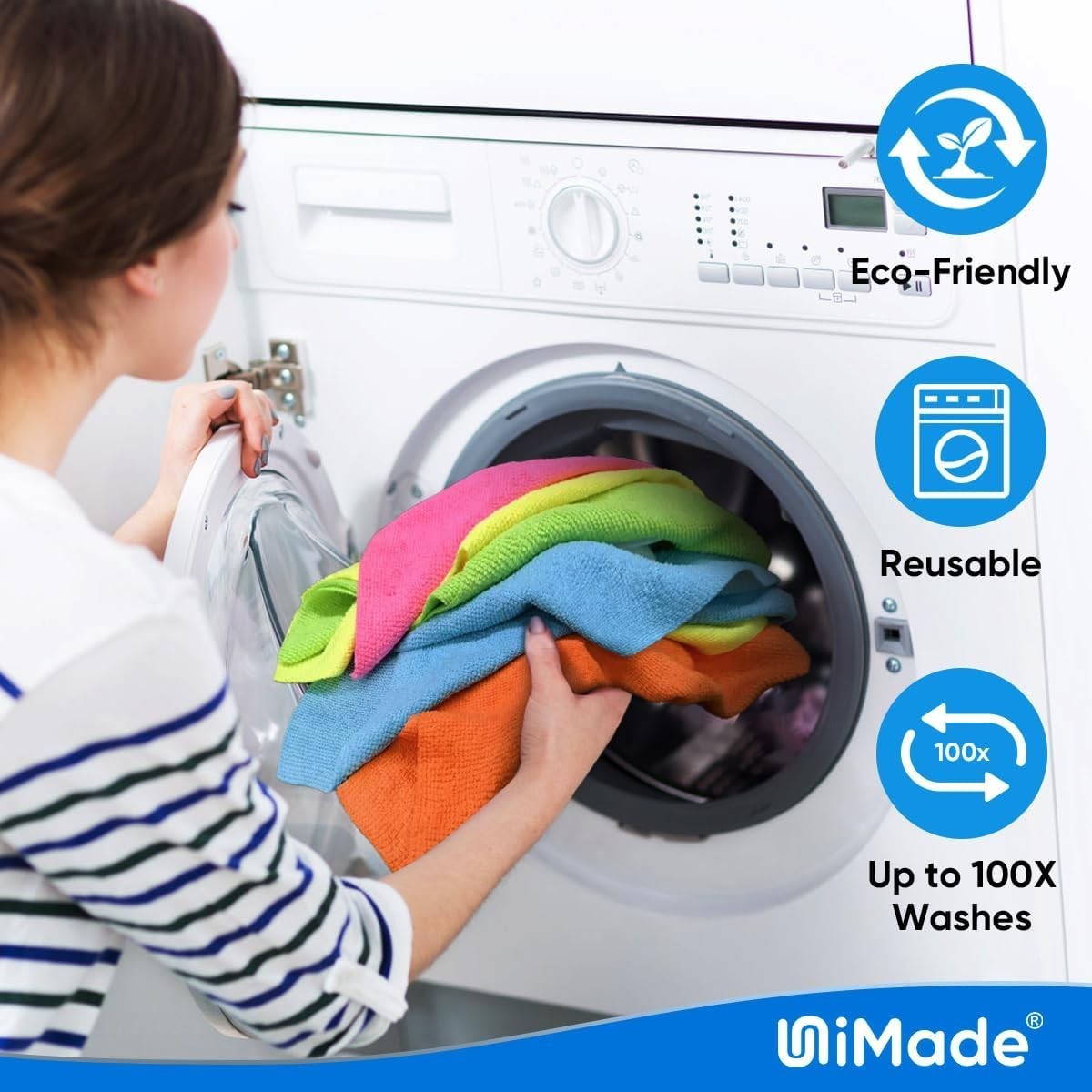 Microfiber Cleaning Cloth Set of 50 Towel Rag Car Polishing Detailing No-Scratch
