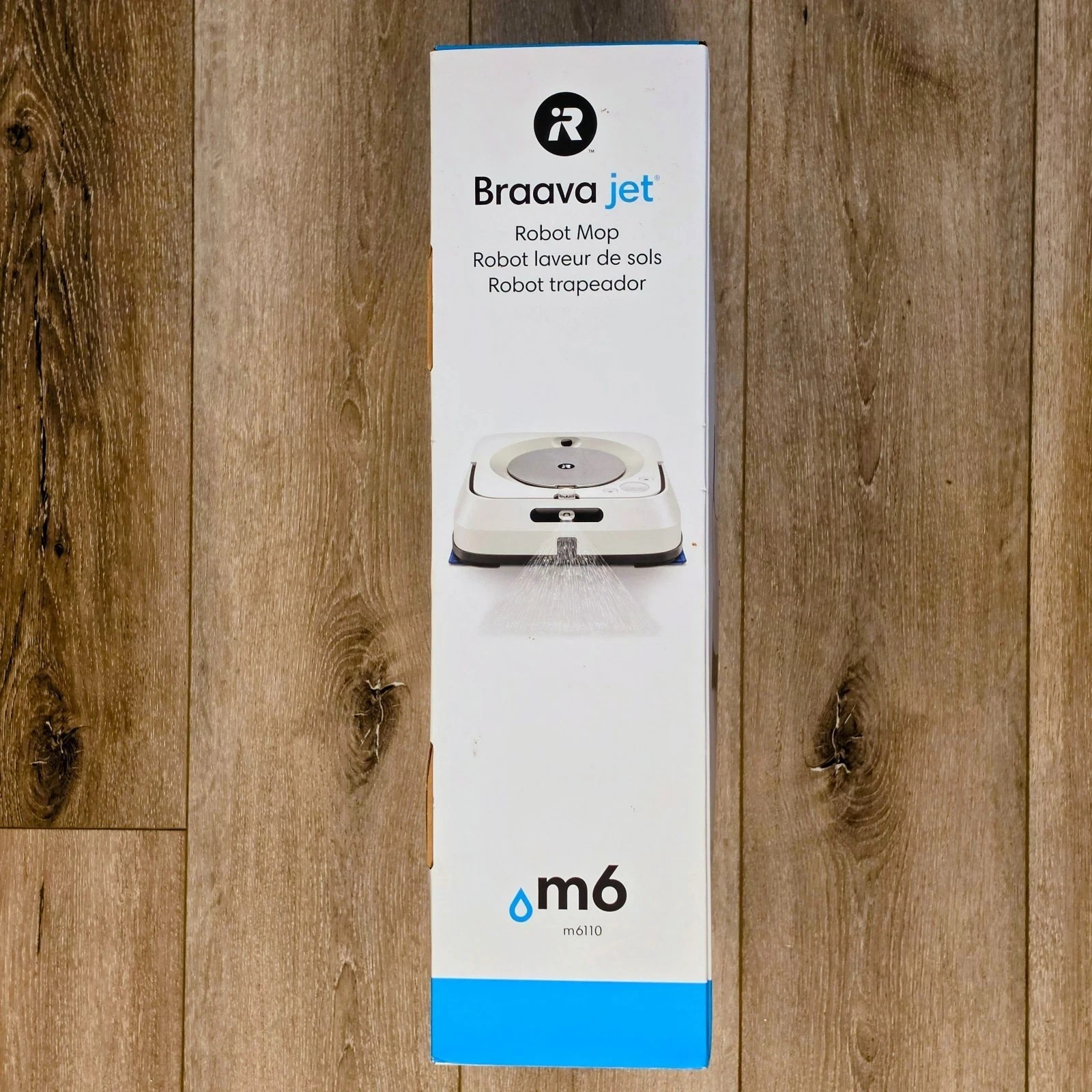 ✨BRAND NEW✨ iRobot Braava Jet M6 M6110 Wi-Fi Connected Robot Mop – White
