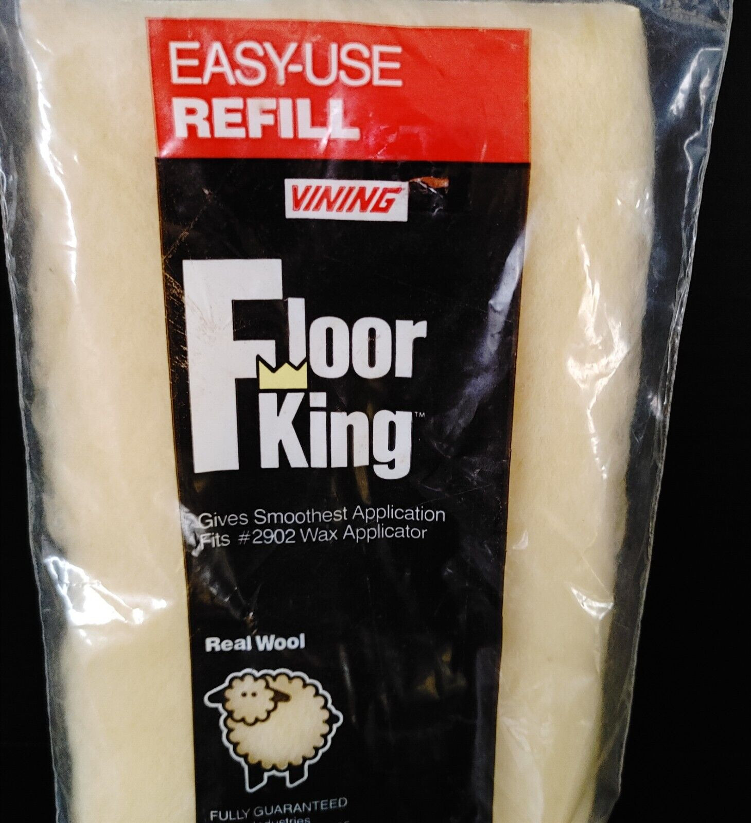 Tile & Hardwood Wool Wax Applicator Refill #2952 Fits # 2902 Floor King USA