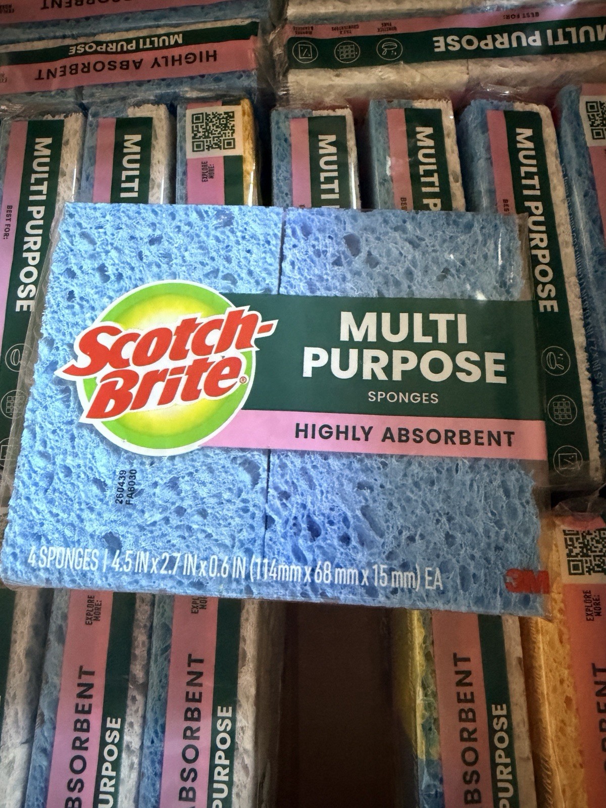 Scotch-Brite Multi-Purpose Sponges – 4pk