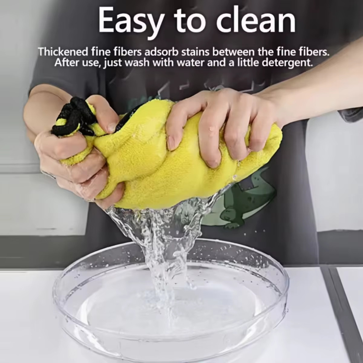 1/2/5PCS Car Wash Towels Cleaning Cloth Absorbent Dry Cloth General Purpose Micr