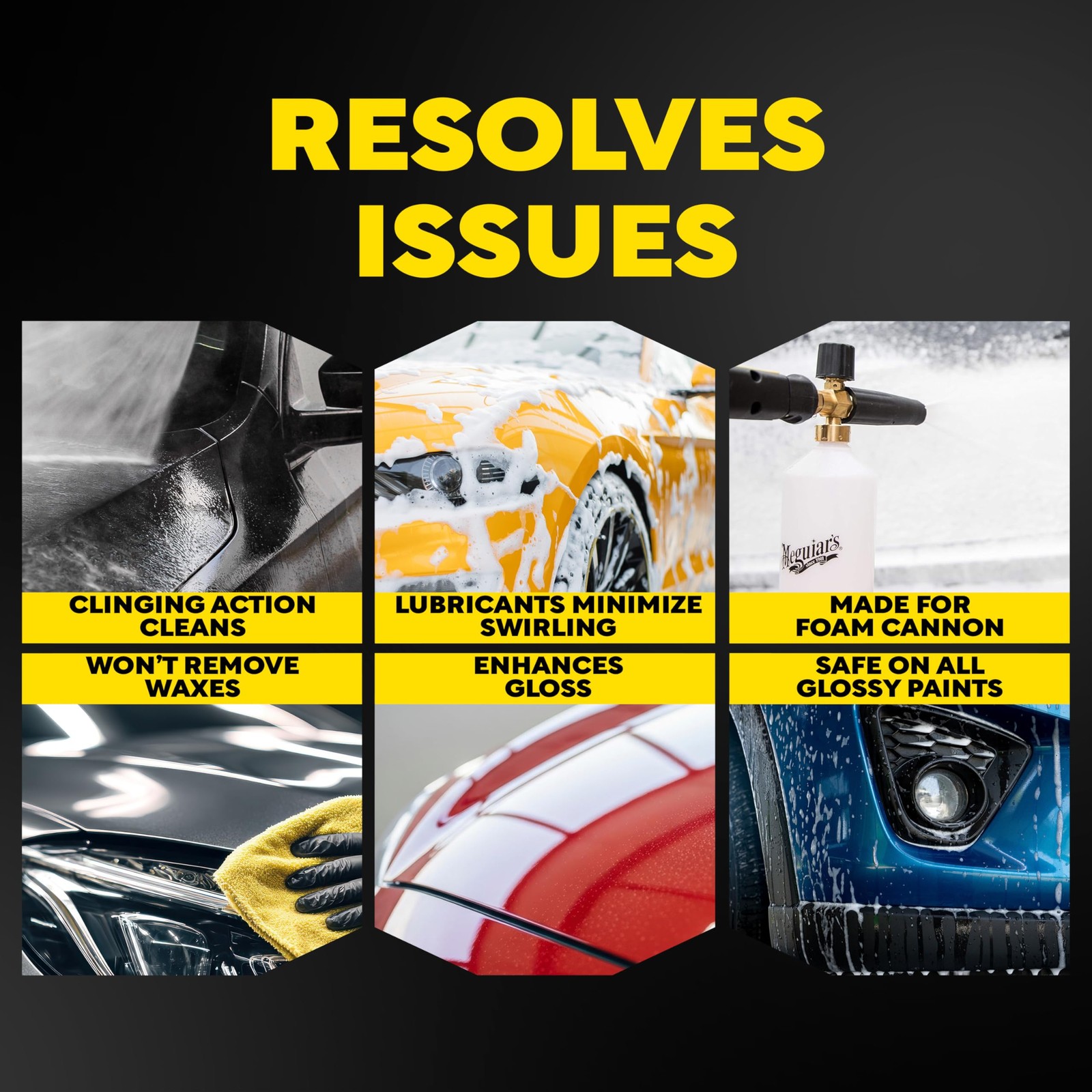 Meguiar’s Gold Class Car Wash – Premium Foaming 128 Fl Oz (Pack of 1)
