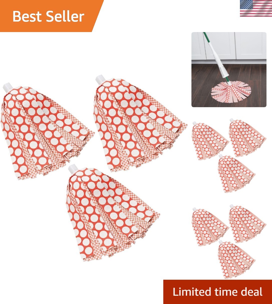 Libman Wonder Mop Head Replacement | Absorbent Microfiber | Self Wringing | B…