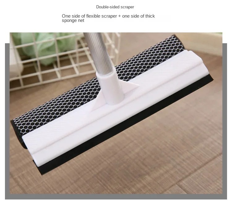 Extendable Window Squeegee Cleaner 32″ Long Handle 2-in-1 Car Glass CleaningTool