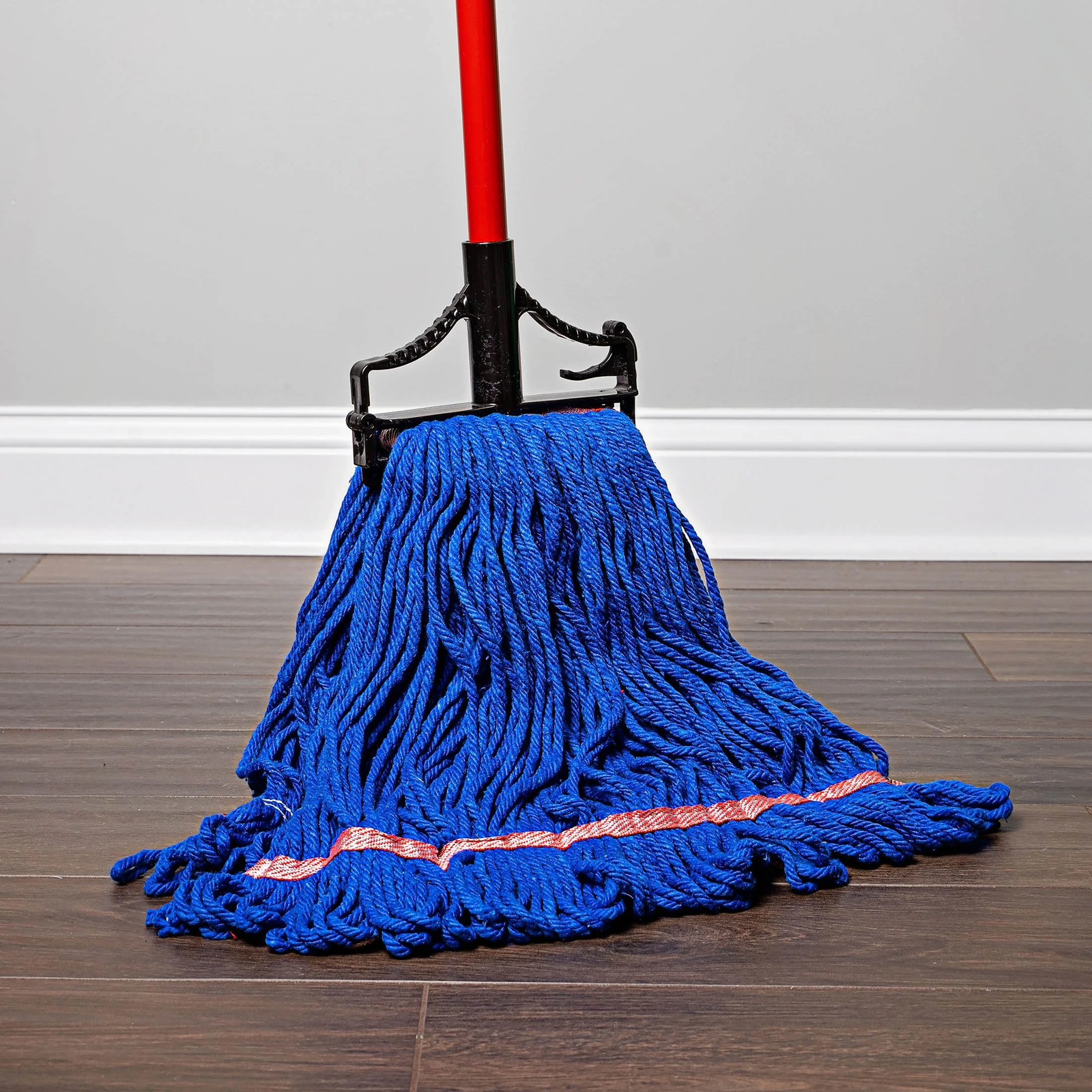 Heavy Duty Mop Refill Blue Cotton Blend Fibers