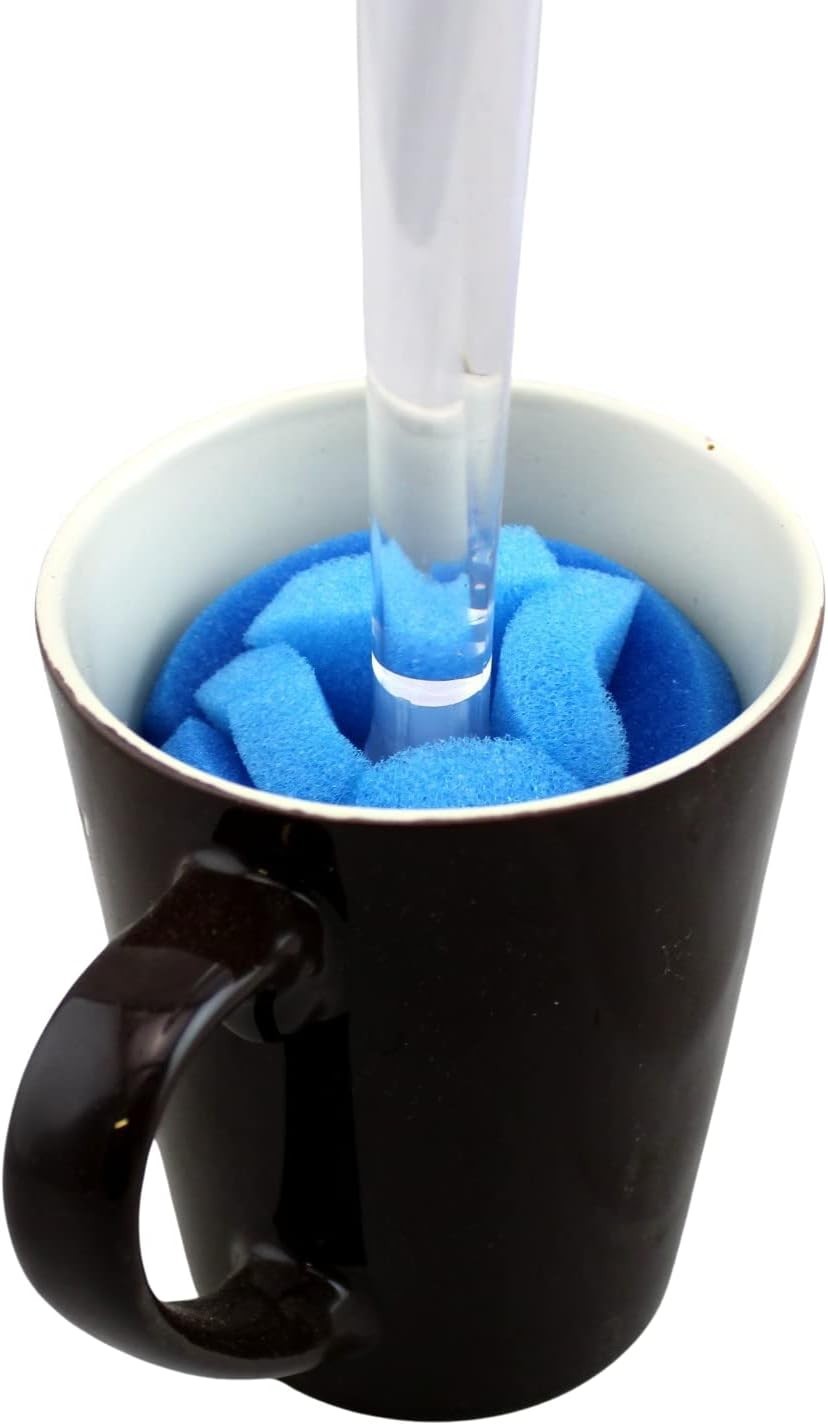 2 Pack Soft Touch Glassware Sponge Puff Dish Brush 11.5″ Multi-Purpose Cleaner