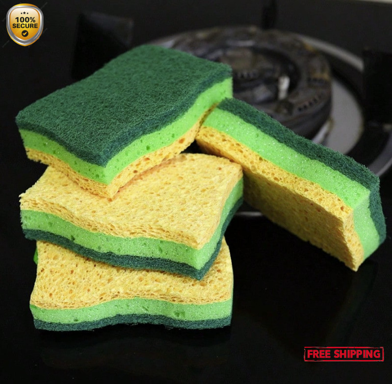 10pcs Thickened Cleaning Sponges – Soft, Durable & Water-Absorbent Wipes – NEW
