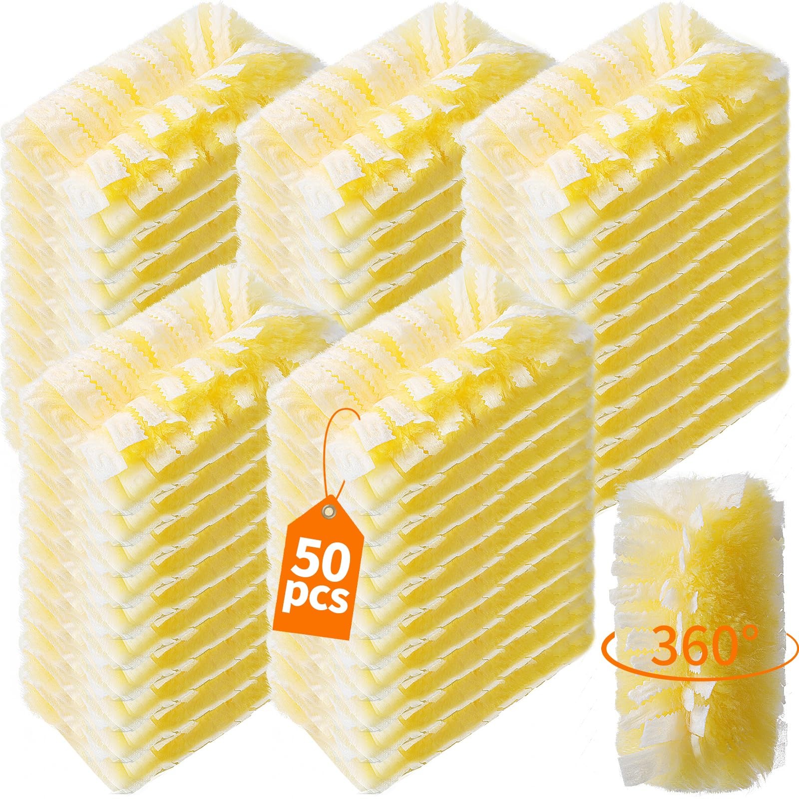 50 Count Heavy Duty Duster Refills for Swiffer, Extra Thick, Unscented