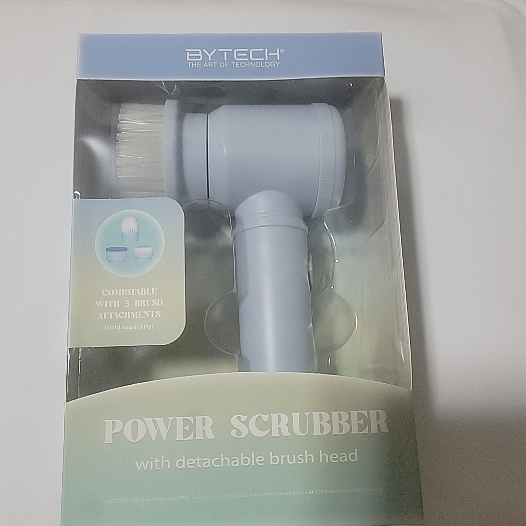 BYTECH Power Scrubber Handheld Cleaning Brush Bathroom Tile Floor New