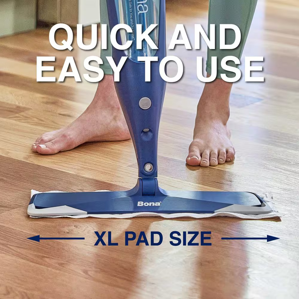 16.5 In. Heavy-Duty Disposable Spray Mop Refill Cleaning Pads Unscented, 10-Coun