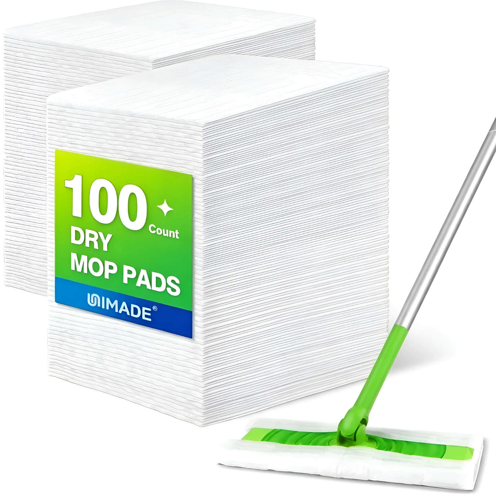 Dry Sweeping Cloths, 100 Count Mop Refill Compatible with Swiffer Sweeper – Disp