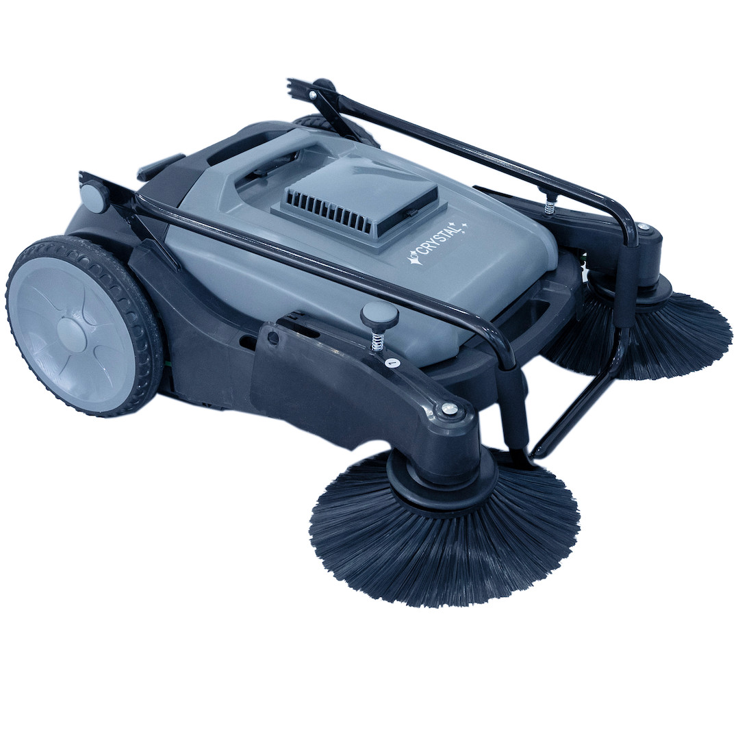 Industrial Floor Sweeper with 3 Brooms, 39 inch Cleaning width, 39,000 Sq.ft/h