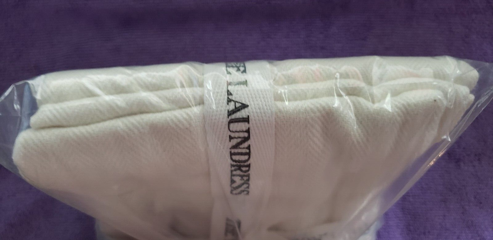 The Laundress – LINT-FREE CLEANING CLOTHS – 3 Pk – 100% Cotton – NEW – See Pics