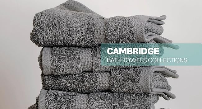 100% Turkish Cotton Bath Towel Set of 4 27×54 inch | Heirloom Quality | Hotel &