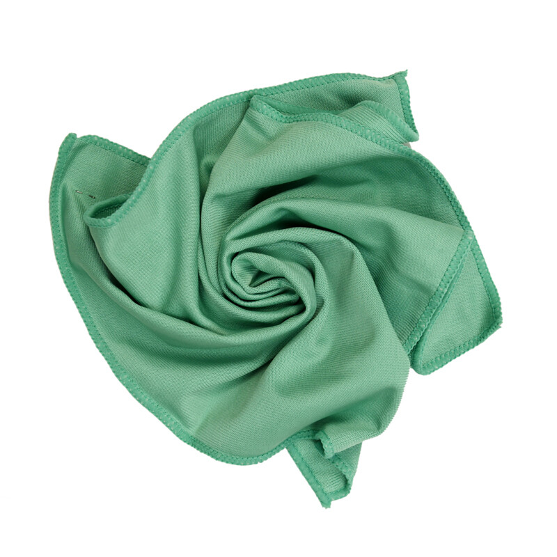24 Pcs Microfiber Window Glass Drying Towel Auto Home 16″x16″ Green